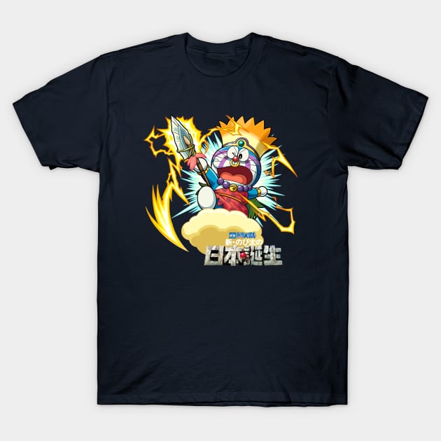 Dora-Zombie Doraemon: Nobita and the Birth of Japan 2016 T-Shirt by Celestial Crafts